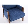 PAGED Accent Chair Mid-Century Modern Living Room Chairs Ergonomic Lounge Chair with Soft Waist Cushion for Office - 4 of 4