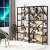 Gulches 71" Industrial Etagere Bookcase, 6-Shelf Display Rack Bookshelf - 3 of 4
