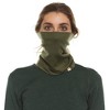 Minus33 Merino Wool Midweight - Neck Gaiter 100% Merino Wool Olive Drab Green - 2 of 4