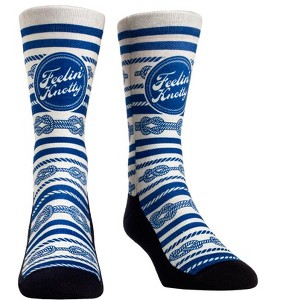Rock Em Elite Nautical Feelin Knotty Crew Socks (S/M (6-8.5)) - 1 of 1