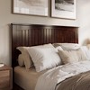 AFI Furnishings Nantucket Queen Solid Wood Panel Headboard with Attachable Charger, Walnut - 4 of 4