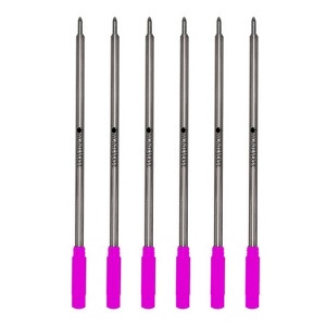 Monteverde Ballpoint Pen Refill Medium Point Pink Ink 6 Pack (C133PK) - 1 of 1