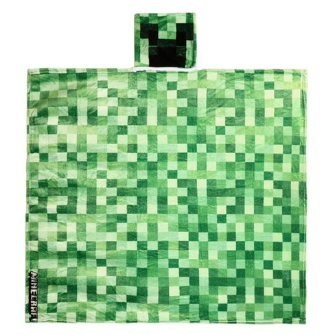 Digital Print Minecraft Creepers Throw Blanket : Target