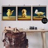 Stupell Industries Yoga Chick Trio Stretching Poses Black Framed Floater Canvas Wall Art - 3 of 4