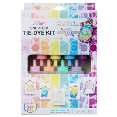 37pc One-Step Tie-Dye Kit Pastel - Tulip Color