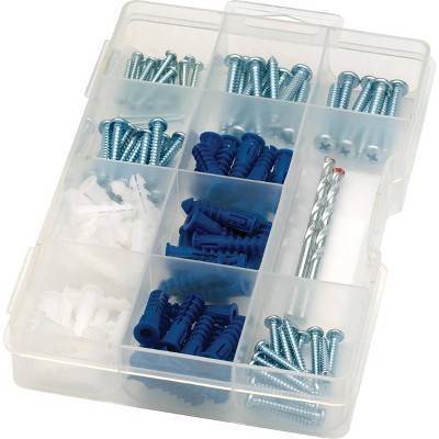 Hillman 72pc Plastic Anchors With Screws Kit : Target