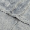 Unique Bargains Blanket Solid Color Bubble Fleece Polyester 28"x39" - 3 of 4