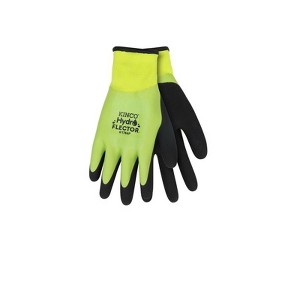 Kinco Hydroflector Men's Knit Wrist Cuff Waterproof Gloves Black/Green XL 1 pair - 1 of 1
