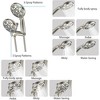 Whizmax 5" Premium Pressure 3-Way Rainfall Combo-Enjoy Luxurious Rain Showerhead and 5-Setting Hand Held Shower Separately or Together - 4 of 4