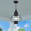 Livex Lighting Newburyport 1 - Light Pendant in  Black - 3 of 4