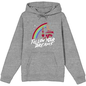 A Nightmare On Elm Street Follow Your Dreams Adult Long Sleeve Hoodie - 1 of 2