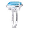 EVERLY JEWELRY  |   Sterling Silver 9 2/5 CT TGW Blue Topaz - Sky White Topaz Fashion Ring - 2 of 4