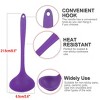 Unique Bargains Heat Resistant Ergonomic Handle Non-Stick Wide Application Soup Kitchen Spoon 8.5 Inch 1 Pc - 4 of 4