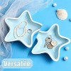 Mber Jewelry Tray Ceramic Jewelry Holder, Starfish Jewelry Dish Ring Holder, Trinket Dish Jewelry Tray Organizer, Ring Jewelry Plate Decorative Tray - 4 of 4