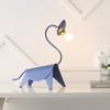 16" Bradley Modern Industrial Iron Brachiosaurus Kids' Lamp (Includes LED Light Bulb) Blue - JONATHAN Y - 2 of 4