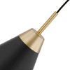 Nuvo Lighting Tango 1 - Light Pendant in  Matte Black/Burnished Brass - 2 of 4