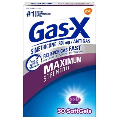 Gas-X Maximum Strength Softgel for Gas Relief - 30ct