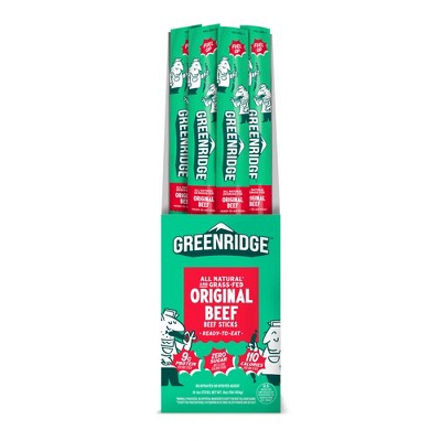 Greenridge Original Beef Single Meat Stick - 9g Protein - 1oz