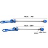 Unique Bargains Bicycle Quick Release Axles Skewers Lever Front Rear 5.91" 7.48" Blue 2 Pcs - 3 of 4
