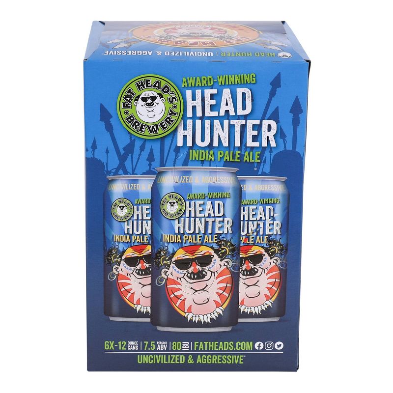 Fat Head&#39;s Head Hunter IPA Beer - 6pk/12 fl oz Cans, 4 of 5