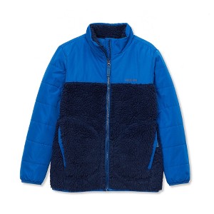 Lands' End Kids Water Resistant Mixed Media Insulated Jacket - 1 of 4