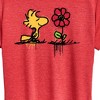 Women's - Peanuts - Woodstock Rose Short Sleeve Graphic T-Shirt - 2 of 4