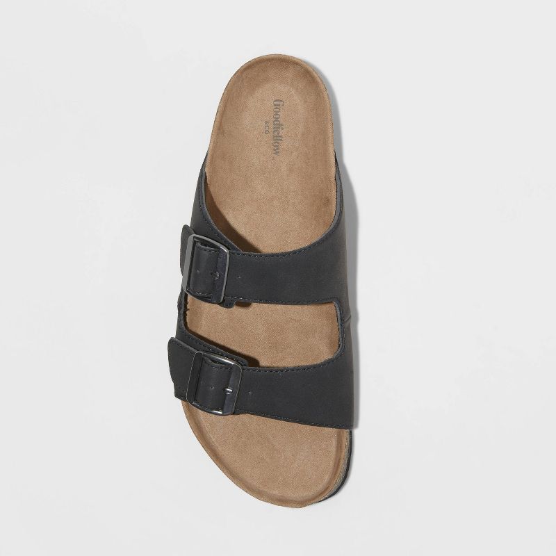 Men's Ashwin Two Band Footbed Sandals - Goodfellow & Co™, 4 of 5