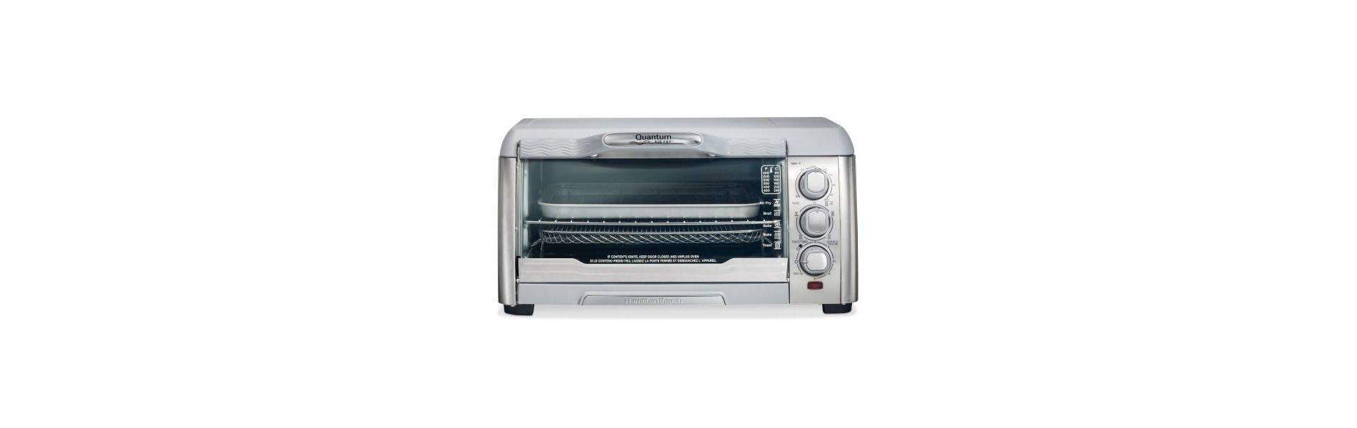 Hamilton Beach 12qt Quantum Air Fry Toaster Oven 31350: Countertop Oven, 1400W, Bakes & Broils, Dishwasher-Safe Parts