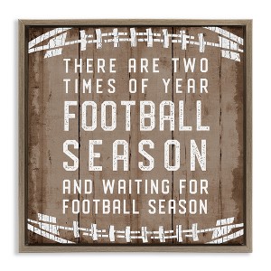 Stupell Industries Time of Year Football Season, 25" x 25" - 1 of 4