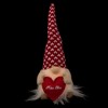 Northlight LED Lighted Boy Valentine's Day Gnome with Kiss Me Heart - 13" - 3 of 4