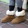 Bearpaw Women's Boot Crew Socks Rib Leg Slouch 1pk - Black - 3 of 3