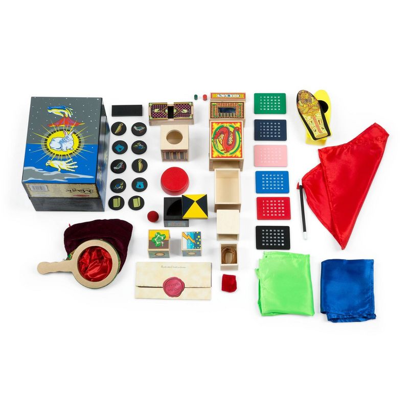 Melissa &#38; Doug Deluxe Solid-Wood Magic Set With 10 Classic Tricks, 5 of 12
