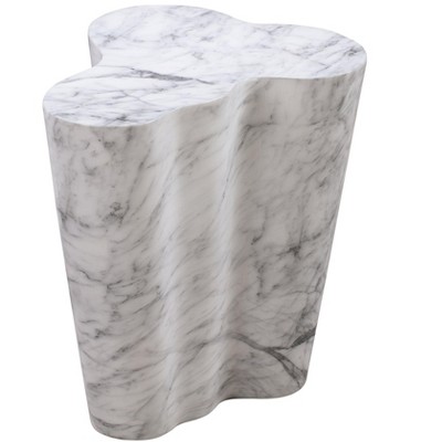 TOV Furniture Slab Concrete Indoor / Outdoor Side Table