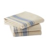Design Imports  French Stripe Dishtowel Set 3 Piece, 20X30", Nautical Blue - 3 of 4