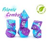 Gate Keeper Games Psionic Combat Anti-Stress Dice 7pc RPG Set-Purple Blue Swirl - 2 of 4