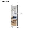 CAVINAS Mirror Jewelry Cabinet Lockable Wall or Door Mounted Jewelry Armoire Organizer with Mirror LED Lights - 3 of 4