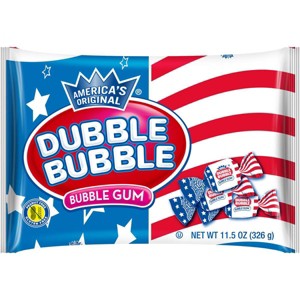 Dubble Bubble Twist Wrap Gum Flag Bag - 11.5oz - 1 of 3