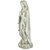 Northlight 27.75" Praying Religious Virgin Mary Outdoor Patio Garden Statue - Ivory - 4 of 4