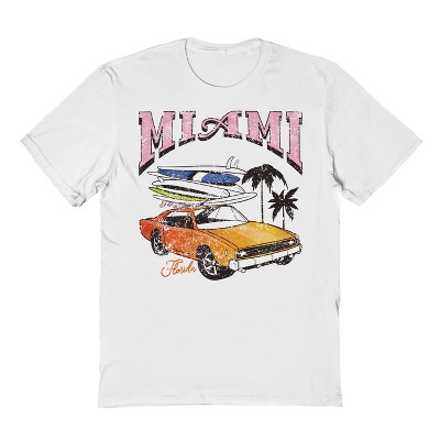 Rerun Island Men's Mia Sur Short Sleeve Graphic Cotton T-Shirt
