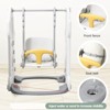 Ronipic 7 In 1 Toddler Slide and Swing Set Indoor Outdoor Playground with Slide Swing Climbing Basketball Soccer Golf Ring Toss for Ages 1-6,Green - 4 of 4