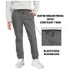 Jumpstart  Boy's Slim Fitting Cotton Stretch Classic Twill Joggers-3 Pack - 2 of 4