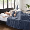 Serta Full Dream Soft Heated Blanket Navy - image 3 of 4