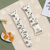 HTUTWOO Floral Engraved Bands Compatible With Apple Watch Band ,For Women,Cute Flower iWatch Bands Soft Silicone Sport Strap For iWatch Series - 3 of 4