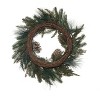Transpac Artificial 24 in. Multicolor Christmas Pine Wreath - 3 of 4
