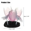 Unique Bargains Silicone Glowing Aquarium Lotus Flower Pink - image 4 of 4