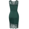 WhizMax Fashion Sleeveless Lace Panel Mini Dress - 4 of 4