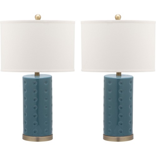 Table Lamp - Blue (Set of 2) - Safavieh