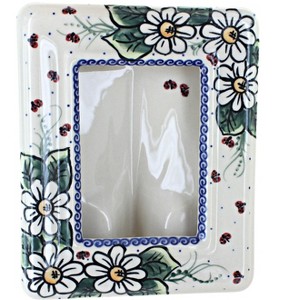 Blue Rose Polish Pottery 523 Vena Frame - 1 of 1