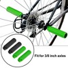 Unique Bargains Universal Aluminum Alloy BMX MTB Bike Bicycle Axle Rear Foot Pegs Footrests Fit 3/8" 2 Pairs - 2 of 4