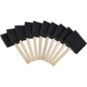 School Smart Wedge Foam Paint Brushes, 3 Inches, Pack of 10 - 1 of 4